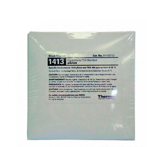 24731. STD DE CONDUCTIVIDAD 1413US/CM, 692PPM COMO NACL C/10 SOBRES 15ML ORION