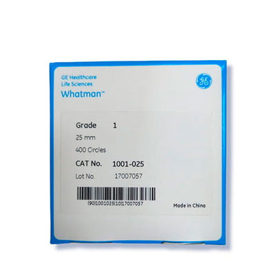 6802. PAPEL FILTRO #1 2.5CM C/400 WHATMAN