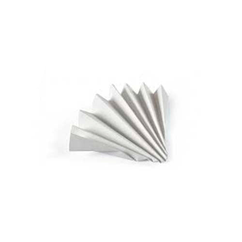 21354. PAPEL FILTRO #597 1/2 CUALITATIVO 24CM PRE-PLISADO C/100 WHATMAN