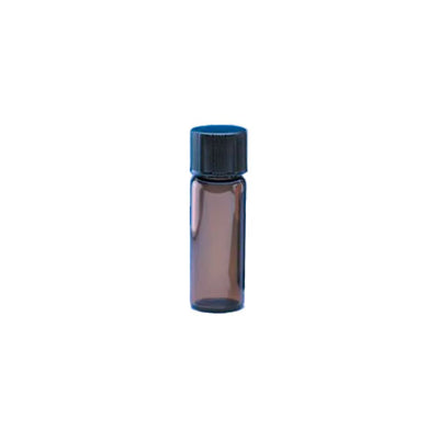 52259. VIAL VIDRIO AMBAR 20ML ROSCADO CLASE B C/TAPA ADHERIDA NO ESTERIL C/72 - FISHERBRAND