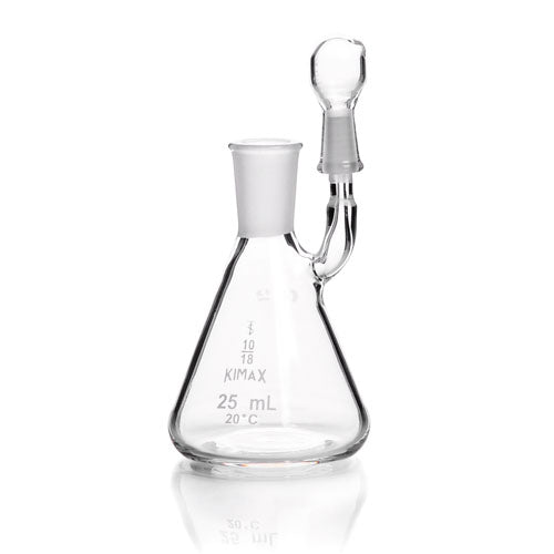28920. PICNOMETRO DE VIDRIO 50ML COMPLETO C/TERMOMETRO KIMAX