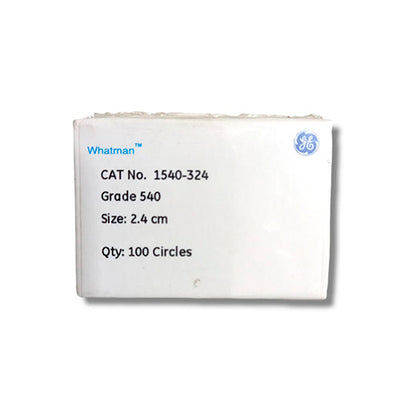 19815. PAPEL FILTRO #540 2.4CM C/100 - WHATMAN
