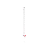 24079. BURETA DE VIDRIO 250ML DISPENSADORA C/LLAVE DE TEFLON KIMAX