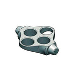 3338. CANASTILLA P/ROTOR BASCULANTE SE4-100 COMPATIBLE C/CENTRIFUGA DM0636 INCLUYE ADAPTADORES - DLAB