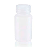 17383. FRASCO POLIETILENO BAJA DENSIDAD 125ML NATURAL BOCA ANCHA C/TAPON DE ROSCA PAQUETE C/5 PIEZAS - WHEATON