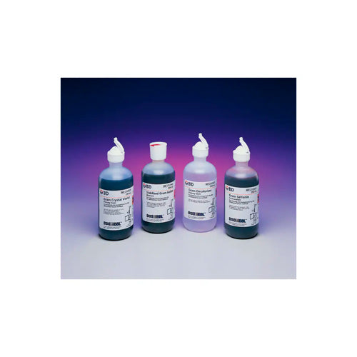 54463. EQUIPO DE TINCION DE GRAM 4 FRASCOS DE 250ML BD GROWTH