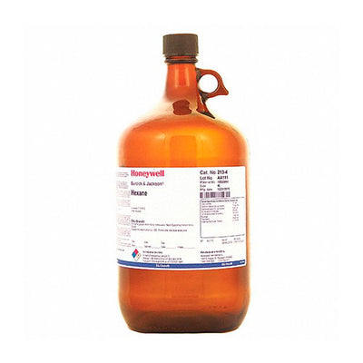 51322. N-HEXANO 95% P/GC, GRADO NO ESPECTROFOTOMETRICO P/ANALISIS DE RESIDUOS DE PESTICIDAS 4LT - BURDICK & JACKSON
