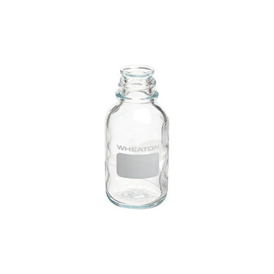 4286. FRASCO VIDRIO CLARO 125ML BOCA ANGOSTA GRADUADO C/2 - WHEATON