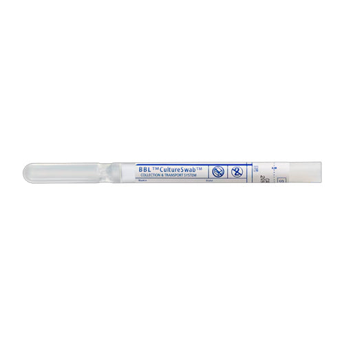 54169. HISOPOS CULTURE SWAB PLUS AGAR CARY-BLAIR ESTERIL C/TAPA ROJA, LARGO 5-1/4PULG C/50 BBL