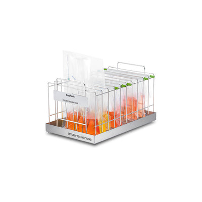 54468. SOPORTE DE ACERO INOXIDABLE BAGRACK P/11 BOLSAS 80/100ML - INTERSCIENCE
