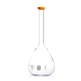 27528. MATRAZ VOLUMETRICO DE VIDRIO 1LT CLASE A CERTIFICADO C/TAPA SNAP-CAP KIMAX