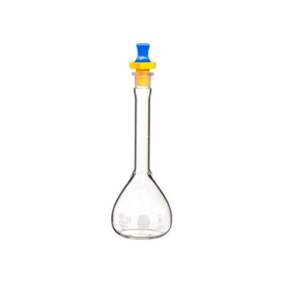 52369. MATRAZ VOLUMETRICO DE VIDRIO 25ML CLASE A C/TAPON DE POLIETILENO - KIMAX