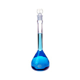 24100. MATRAZ VOLUMETRICO DE VIDRIO 100ML CLASE B LINEA TEKK C/TAPON DE POLIETILENO KIMAX