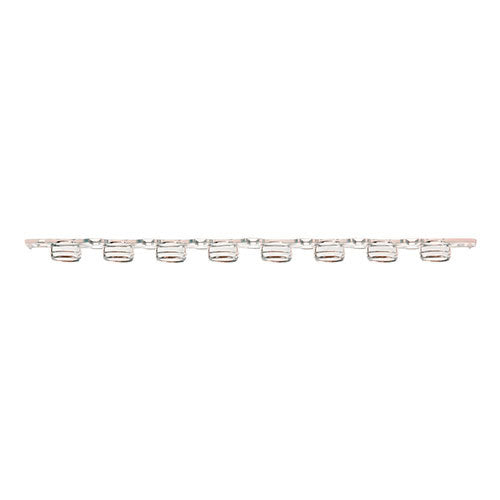 50482. TAPA CLARA EN TIRA DE 8 P/PCR PAQUETE C/125 PIEZAS SSIBIO