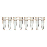 11243.MICROTUBOS 0.2ML EN TIRAS DE 8 P/QPCR COLOR CLARO PAQUETE C/125 PIEZAS - SSIBIO