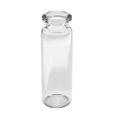 50852. VIAL VIDRIO CLARO 20ML, 23X75MM ROSCA C/BORDE BISELADO 20MM Y ESPACIO P/CABEZA - FINNERAN
