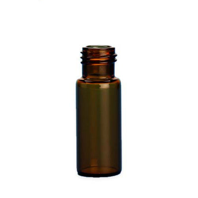10971. VIAL VIDRIO AMBAR 2ML, 12X32MM ROSCA 9MM RAM PAQUETE C/100 PIEZAS FINNERAN