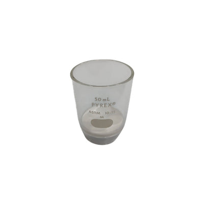 2639. CRISOL GOOCH DE VIDRIO FORMA ALTA C/DISCO 50ML PORO MEDIO - PYREX