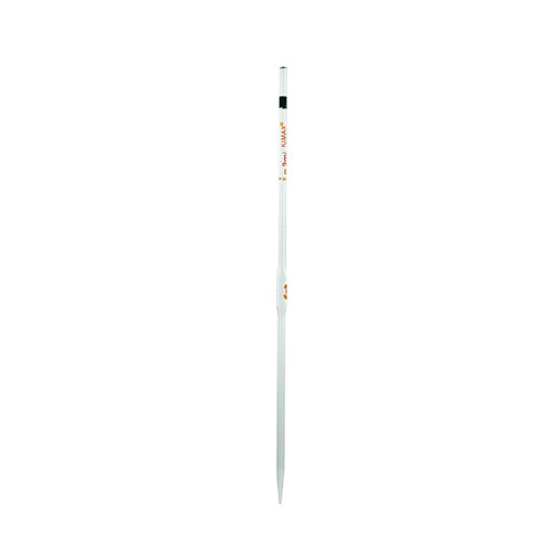 24171. PIPETA VOLUMETRICA DE VIDRIO 3ML CLASE B CODIGO COLOR PAQUETE C/2 PIEZAS KIMAX
