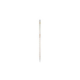 5758. PIPETA GRADUADA DE VIDRIO SEGUN MOHR 1X1/100 CLASE B, BANDA NARANJA NO ESTERIL, REUSABLE C/2 KIMAX