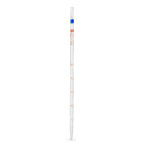 52034. PIPETA SEROLOGICA 25ML VIDRIO P/TAPON DE ALGODON CODIGO COLOR BLANCO - KIMAX