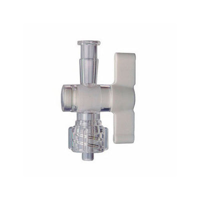 52249. LLAVE DE PASO DE POLICARBONATO 1 VIA C/VALVULA DE NYLON Y TAPON DE POLIETILENO C/3 - KONTES