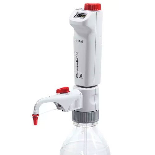 56447. DISPENSADOR DIGITAL DISPENSETTE S DIGITAL 1-10ML COLOR ROJO BRAND