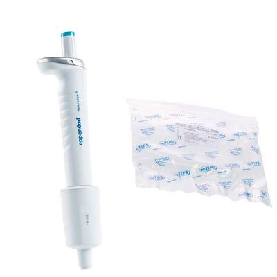 30252. MICROPIPETA MONOCANAL VOLUMEN VARIABLE 1-10ML REFERENCE 2, COLOR TURQUESA EPPENDORF