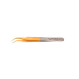 52443. PINZA PUNTA FINA Y CURVA CHAPADO EN ORO, ALTA PRECISION ESTILO 7, LONGITUD 115MM NM-SS 0.10X0.06MM - PELCO-TED PELLA