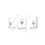 24185. VASO DE PRECIPITADO DE VIDRIO 150ML GRIFFIN, PARED GRUESA, BOCA ANCHA PAQUETE C/5 PIEZAS KIMAX