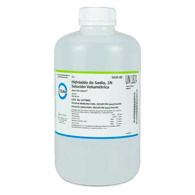 50794. HIDROXIDO DE SODIO SOLN 1N, 1LT - J.T. BAKER