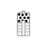 1963. ADAPTADOR P/CONTENEDOR RECTANGULAR 250ML P/9 TUBOS 15ML C/2 - EPPENDORF