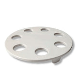 23440. PLACA DE PORCELANA P/DESECADOR C/3 PATAS, 7 AGUJEROS 30MM, DIAMETRO EXTERIOR 190MM COORS