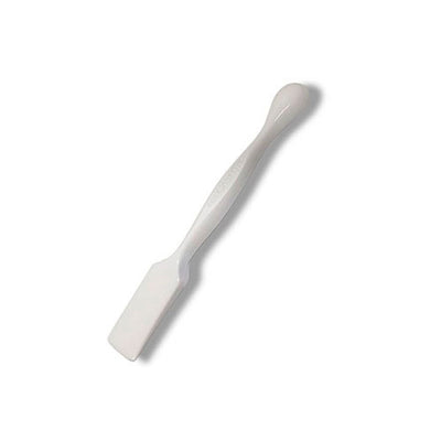 24000. ESPATULA DOBLE DE PORCELANA C/CUCHARA 0.5ML LARGO 165MM COORS