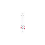 51758. EMBUDO CILINDRICO DE VIDRIO 250ML GRADUADO DE ADICION, S/TAPON C/LLAVE DE PASO DE TEFLON, UNIONES 24/40 - KONTES