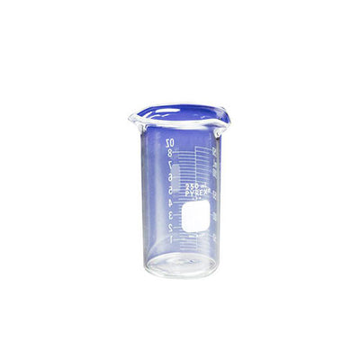 1251. VASO DE VIDRIO FARMACEUTICO 2L DOBLE PICO Y GRADUACION - PYREX