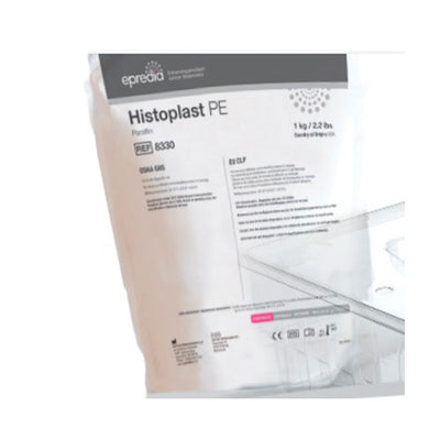 50378. PARAFINA HISTOPLAST PE C/POLIMEROS PLASTICOS PUNTO DE FUSION 56°C 1KG EPREDIA