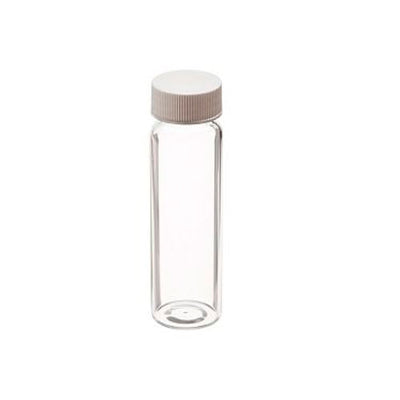 30067. VIAL VIDRIO CLARO 40ML,C/TAPA SOLIDA DE POLIPROPILENO 24-400MM C/72 FINNERAN