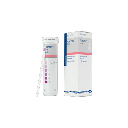 52811. PAPEL QUANTOFIX SEMICUANTITATIVO P/DETERMINACION DE NITRITO 1-80MG/L C/100 TIRAS MACHEREY-NAGEL