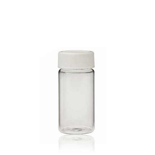 17650. VIAL HDPE 20ML, 27X61MM P/CENTELLEO LIQUIDO C/TAPA UREA 22-400 Y REVESTIMIENTO METALICO CAJA C/500 PIEZAS - WHEATON