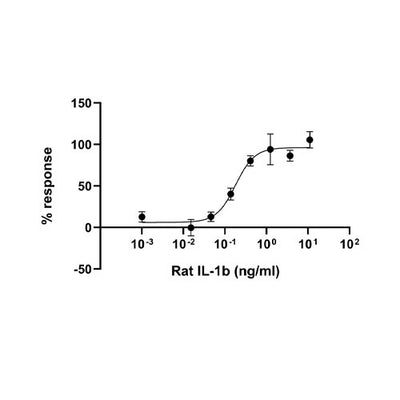 29922. RECOMBINANT RAT IL-1 BETA PROTEIN (ACTIVE) 10UG ABCAM