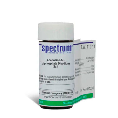 25095. ADENOSINA-5'-DIFOSFATO SAL DISODICA 1GR SPECTRUM CHEMICAL