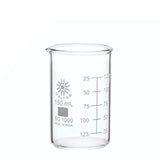 22875. VASO DE PRECIPITADO DE VIDRIO 150ML FORMA BAJA PAQUETE C/5 PIEZAS UNITED SCIENTIFIC