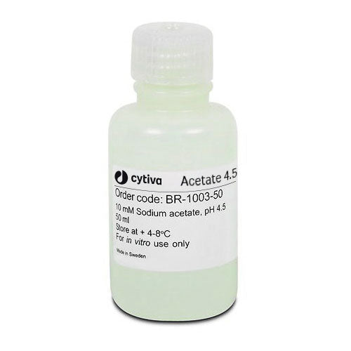 30062. SOLUCION BUFFER PH 4.5 DE INMOBILIZACION ACETATO DE SODIO 10MM, 50ML CYTIVA