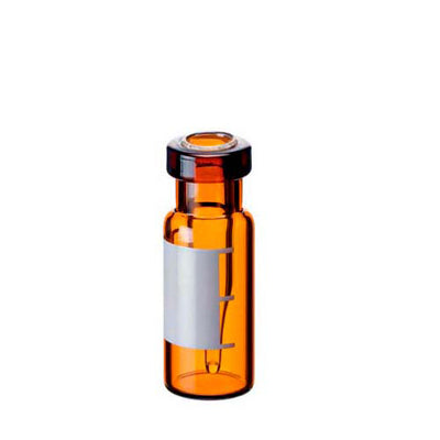14479. VIAL VIDRIO AMBAR 500UL C/INSERTO CONICO FUNDIDO ROSCA 11MM 12X32MM C/100 - THERMO SCIENTIFIC