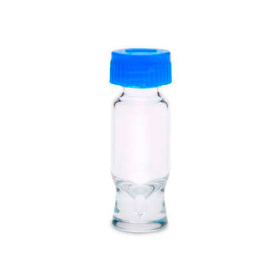 14493. VIAL VIDRIO CLARO 2ML, 9MM BOCA ANCHA, CERTIFICADO C/TAPON DE ROSCA GRIS C/100 - THERMO SCIENTIFIC