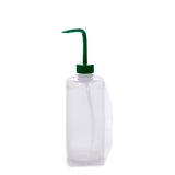 23707. PIZETA (FRASCO LAVADOR) 500ML BOCA ANGOSTA SALIDA SUPERIOR C/TAPA VERDE, LDPE PAQUETE C/2 PIEZAS BEL-ART