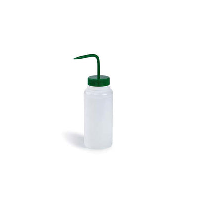22197. PIZETA (FRASCO LAVADOR) 500ML BOCA ANCHA SALIDA SUPERIOR C/TAPA VERDE, LDPE PAQUETE C/2 PIEZAS BEL-ART