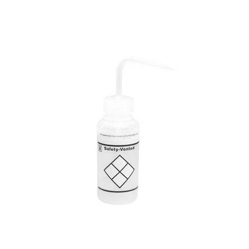 22209. PIZETA (FRASCO LAVADOR) 250ML LYOB, BOCA ANCHA SALIDA SUPERIOR C/TAPA NATURAL, LDPE BEL-ART