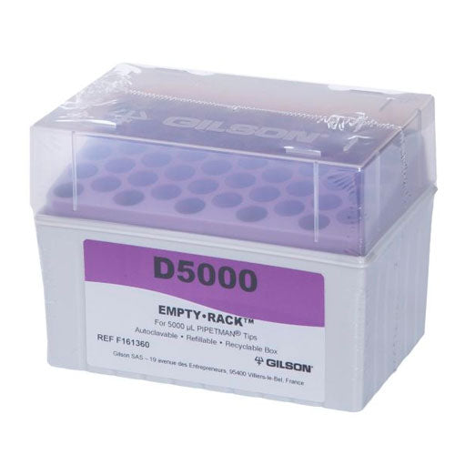 30320. RACK DE POLIPROPILENO (VACIO) P/PUNTAS PIPETMAN DIAMOND D5000 GILSON